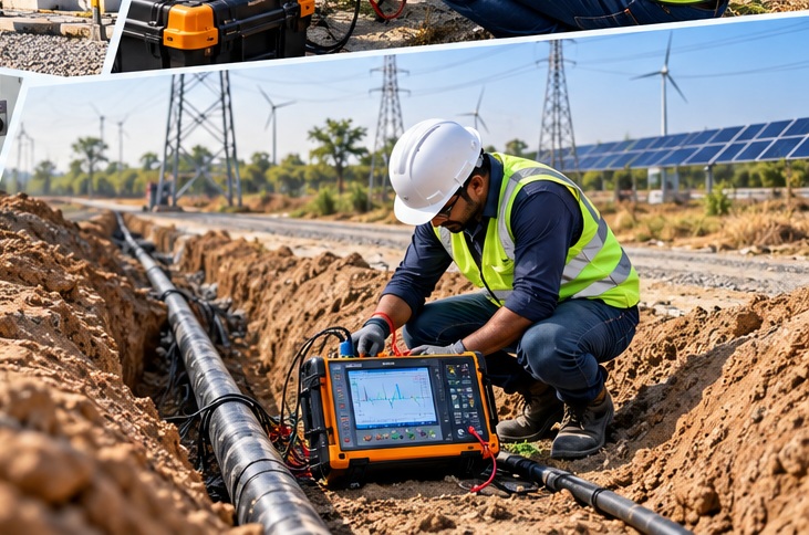 Underground cable testing